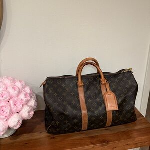 Vintage Louis Vuitton monogram keepall